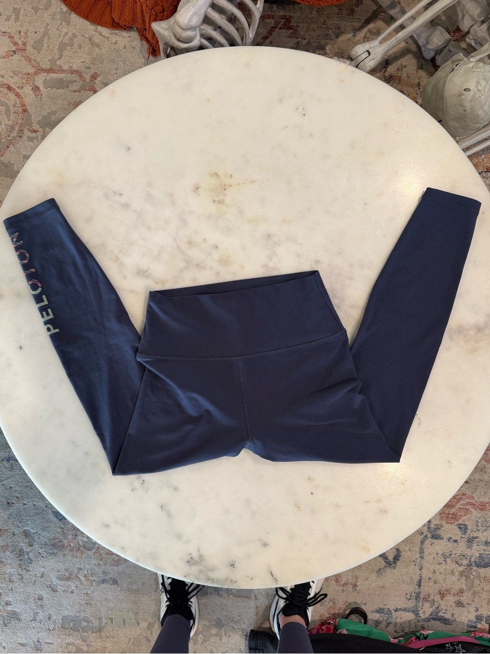 Peloton Cadance Navy Blue High-Waist Leggings Size Medium